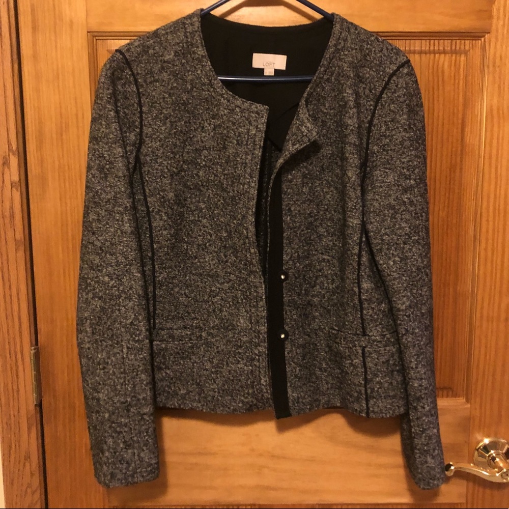LOFT Gray Blazer